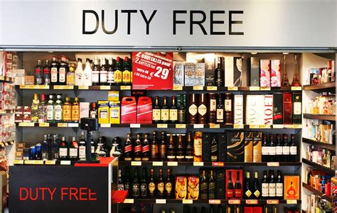 duty free wine and perfume.